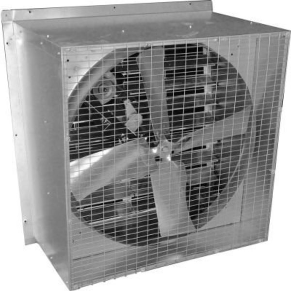 Hessaire Products. Hessaire 36" Slantwall Exhaust Fan - Belt Drive - 3/4 HP - 11420 CFM - 115/230V 36SW550